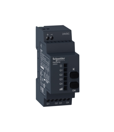 Harmony XB4 Programowalny odbiornik, 2 przyciski, 6 LED, 24 V DC, 4 wyjścia PNP, ZBRRC Schneider Electric