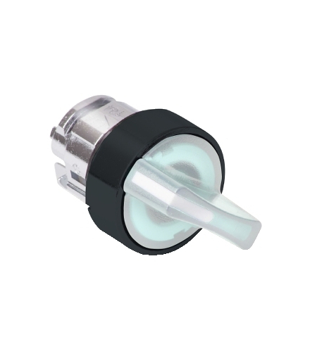 Harmony XB5 Główka przełącznika 3 pozycyjnego LED biała plastikowa, ZB5AK1313 Schneider Electric