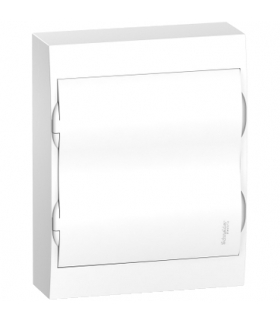 Obudowa natynkowa Easy9 IP40 EZ9E-2-12-NT-P drzwi białe 2 rzędy 12 modułów/rząd, EZ9E212P2S Schneider Electric