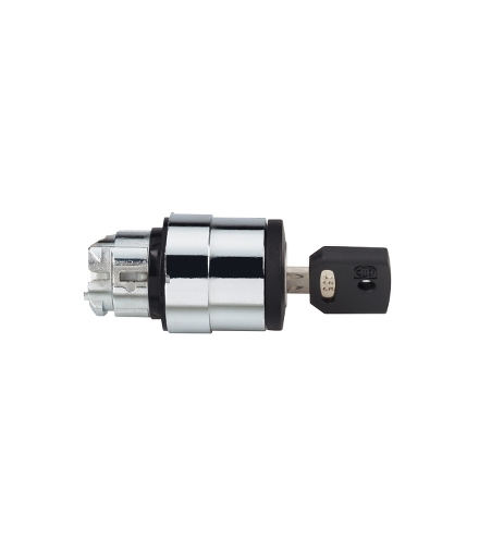 Harmony XB4 Przełącznik 2 pozycyjny Ø22 z kluczem stabilny 4 multichipy okrągły metalowy, ZB4BG4K Schneider Electric