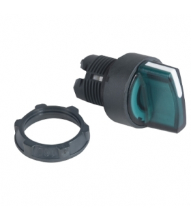 Harmony XB5 Główka przełącznika 2 pozycyjnego LED zielona plastikowa, ZB5AK1233 Schneider Electric