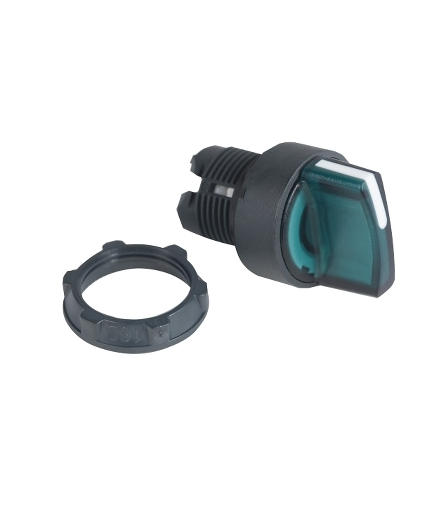 Harmony XB5 Główka przełącznika 2 pozycyjnego LED zielona plastikowa, ZB5AK1233 Schneider Electric