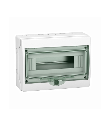 Obudowa natynkowa Kaedra IP65 mKDR-1-12-NT-T drzwi transparentne 1 rząd 12 modułów/rząd, 13960 Schneider Electric