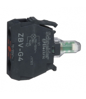 Harmony XB4 Zestaw świetlny Ø22 czerwony LED 110/120V, ZBVG4 Schneider Electric