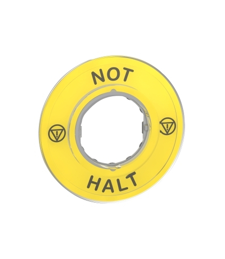 Harmony XB4 Etykieta do ESTOP "NOT HALT" 3D, ZBY9220 Schneider Electric