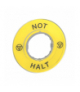 Harmony XB4 Etykieta do ESTOP "NOT HALT" 3D, ZBY9220 Schneider Electric
