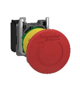 Harmony XB4 STOP awaryjny, Ø40, czerwony, obrotowy, metalowy, XB4BS8442 Schneider Electric