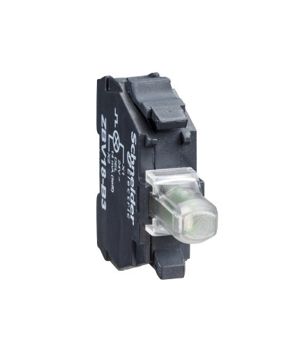 Harmony XB4 Zestaw świetlny Ø22 niebieski LED 24V, ZBVB6 Schneider Electric