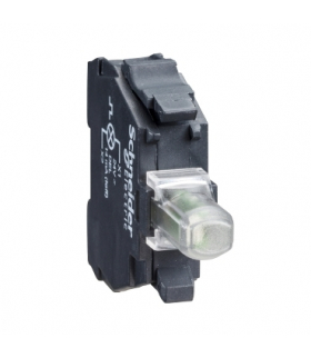 Harmony XB4 Blok oświetleniowy dla głowicy Ø22, żółty, wbudowana dioda LED, 24 V AC/DC, ZBVB8 Schneider Electric