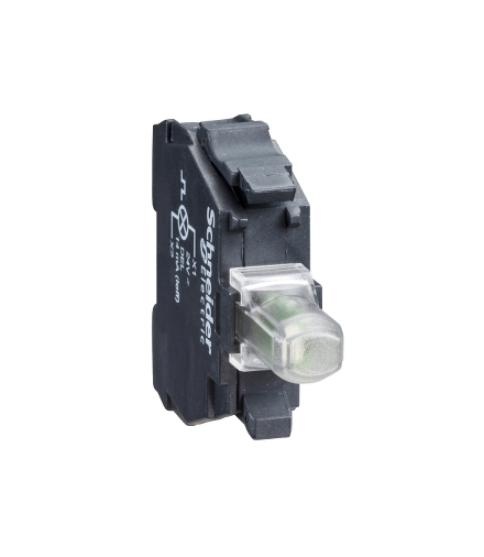 Harmony XB4 Blok oświetleniowy dla głowicy Ø22, żółty, wbudowana dioda LED, 24 V AC/DC, ZBVB8 Schneider Electric