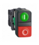 Harmony XB5 Przycisk podwójny zielony/czerwony plastikowy, XB5AL73415 Schneider Electric