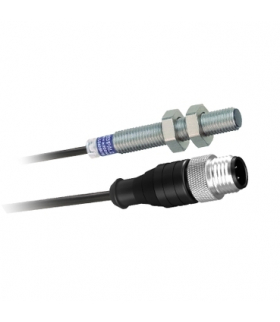 OsiSense XS Czujnik indukcyjny XS6 M8 L33mm mosiężny Sn2.5mm 12..24VDC M12 0.15m, XS608B3CAL01M12 Schneider Electric