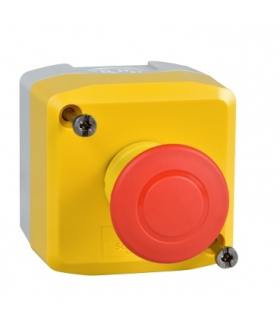 Harmony XALK Żółta kaseta sterownicza przystosowana do przycisku bezpieczeństwa 1NO+2NC, XALK198 Schneider Electric