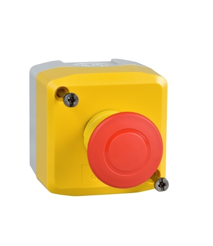 Harmony XALK Żółta kaseta sterownicza przystosowana do przycisku bezpieczeństwa 1NO+2NC, XALK198 Schneider Electric