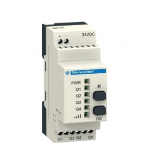 Odbiornik programowalny 4 PNP 200 mA 24 V DC 2 przyciski 6 diod LED, XZBWR2STT24 Schneider Electric