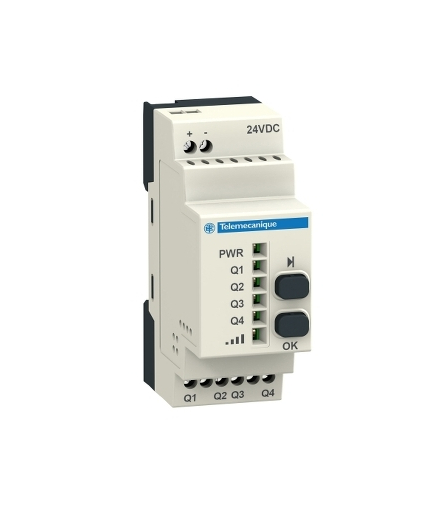 Odbiornik programowalny 4 PNP 200 mA 24 V DC 2 przyciski 6 diod LED, XZBWR2STT24 Schneider Electric