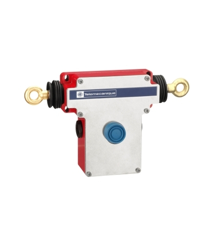 Podwójny awaryjny wyłącznik linkowy- 2x(1NC+1NO) - Pg13.5 - boot. pb, XY2CEDA290 Schneider Electric