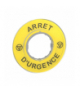 Harmony XB4 Etykieta do ESTOP "ARRET D'URGENCE" 3D, ZBY9120 Schneider Electric