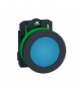 Harmony XB5 Przycisk zlicowany plastik niebieski Ø30 gładka soczewka zintegrowana dioda LED 230...240 V AC, XB5FVM6 Schneider El