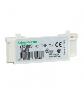 Moduł przeciwprzepięciowy obwód RC 110/220VAC, LAD4RCU Schneider Electric