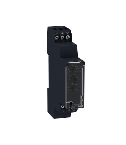 Zelio Time Przekaźnik wielofunkcyjny 24 240V AC/DC, zakres 0.1s/ 100h, styk 1C/O, RE17RMMU Schneider Electric