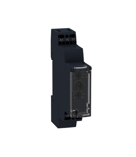 Zelio Time Przekaźnik wielofunkcyjny 24 240V AC/DC, zakres 0.1s/ 100h, styk 1C/O, RE17RMMW Schneider Electric