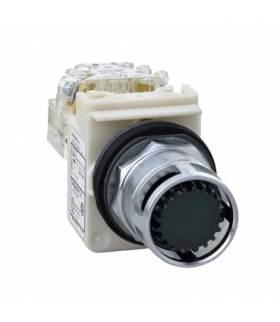 Harmony 9001K Przycisk podświetlany zielony LED, 24/48V AC/DC, BA9s, 1C/O, Ø30, 9001K3L35LGGH13 Schneider Electric