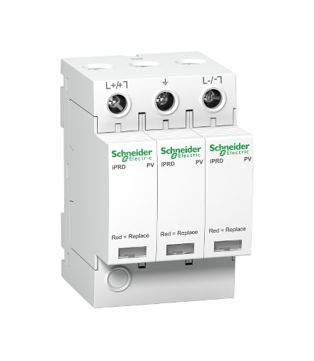 Ogranicznik przepięć Acti9 iPRD-DC40r-T2-3-1000 3-biegunowy Typ2 65 kA ze stykiem, A9L40281 Schneider Electric