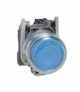 Harmony XB4 Przycisk okapturzony, niebieski, metalowy, XB4BP61 Schneider Electric