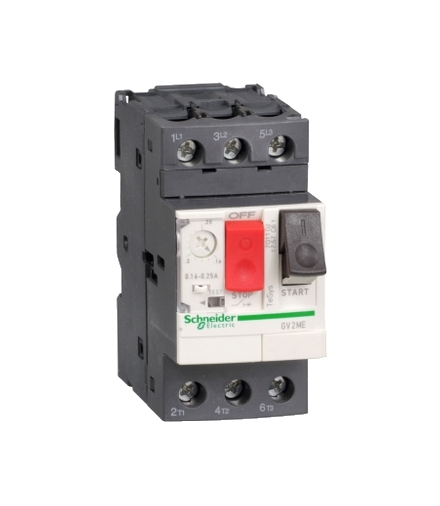 Wyłącznik silnikowy GV2ME napęd przyciskowy 0,4-0,63A zaciski skrzynkowe, GV2ME04 Schneider Electric