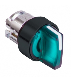 Harmony XB5 Główka przełącznika 3 pozycyjnego z samoczynnym powrotem LED zielona plastikowa, ZB5AK1733 Schneider Electric