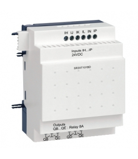 Moduł rozszerzeń WE/WY Zelio Logic 24VDC, SR3XT101BD Schneider Electric