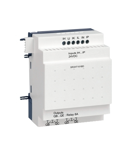 Moduł rozszerzeń WE/WY Zelio Logic 24VDC, SR3XT101BD Schneider Electric
