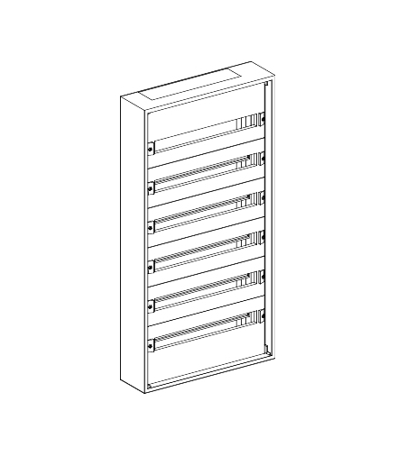 Rozdzielnice Prisma, obudowa Pack do obudowy Pack 6 rzędowej 550mm, 08006 Schneider Electric