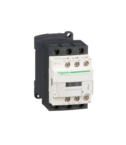 Stycznik mocy TeSys D AC3 12A 3P 1NO 1NC cewka 24VDC, LC1D12BD Schneider Electric