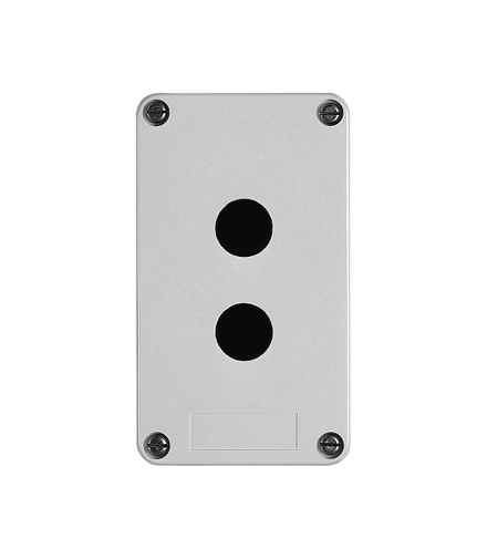 Harmony XAPS Pusta kaseta sterująca 2 otwory Ø22 szara 85x146mm plastikowa, XAPA1120 Schneider Electric