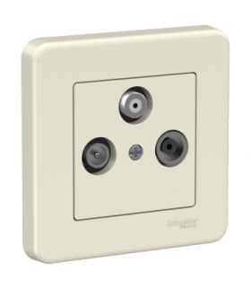 Leona Gniazdo TV-R-SAT, kremowy Schneider LNA3500223
