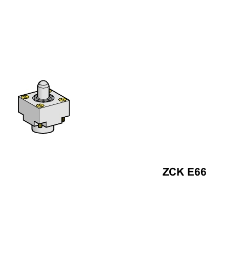 OsiSense XC Głowica łącznika krańcowego trzpień z kulką stalową, ZCKE665 Schneider Electric