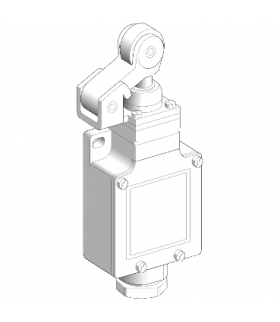 OsiSense XC Łącznik krańcowy trzpień z rolką termoplastyczną 1NC+1NO,, XCKL121 Schneider Electric