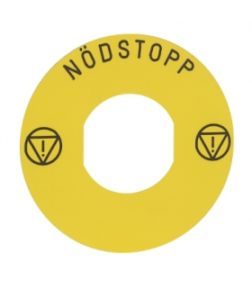 Harmony XB4 Etykieta "Nödstopp", ZBY9730 Schneider Electric