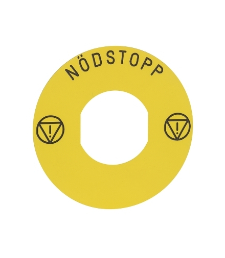 Harmony XB4 Etykieta "Nödstopp", ZBY9730 Schneider Electric