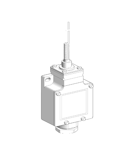 OsiSense XC Łącznik krańcowy XCKL, "koci wąs", 1NC+1NO, migowe, dławik kablowy, XCKL106 Schneider Electric