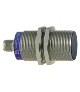 OsiSense XS Czujnik indukcyjny M30 z wyjściem NPN 1NO, 12/48V DC, konektor M12, XS530BLNAM12 Schneider Electric