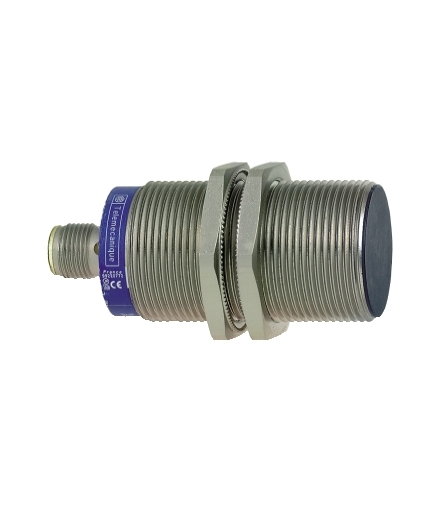 OsiSense XS Czujnik indukcyjny M30 z wyjściem NPN 1NO, 12/48V DC, konektor M12, XS530BLNAM12 Schneider Electric