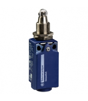 OsiSense XC Łącznik krańcowy M18 z trzpieniem z rolką stalową 1NC+1NO dławik ISO M16x1.5, XCKP21H2P16 Schneider Electric