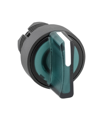 Harmony XB5 Główka przełącznika 3 pozycyjnego z samoczynnym powrotem LED zielona plastikowa, ZB5AK1533 Schneider Electric