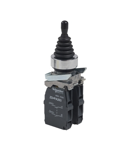 Harmony XB4 Manipulator drążkowy, Drążek 50 mm, Metal, XD4PA1656241 Schneider Electric