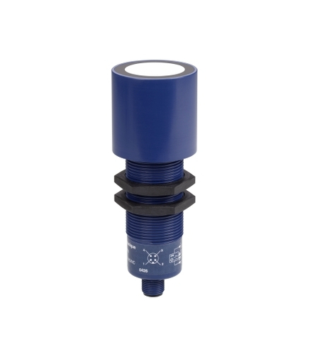OsiSense XX Czujnik ultradźwiękowy M30, konektor M12, XX930A3A1M12 Schneider Electric