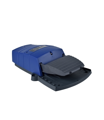 Harmony XPE Łącznik nożny pojedynczy bez osłony niebieski 2NC + 2NO plastikowy, XPEB111 Schneider Electric