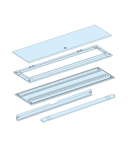 Rozdzielnice Prisma, plecy oraz drzwi obudowy przedziału 33 moduły IP55 300mm, 08349 Schneider Electric